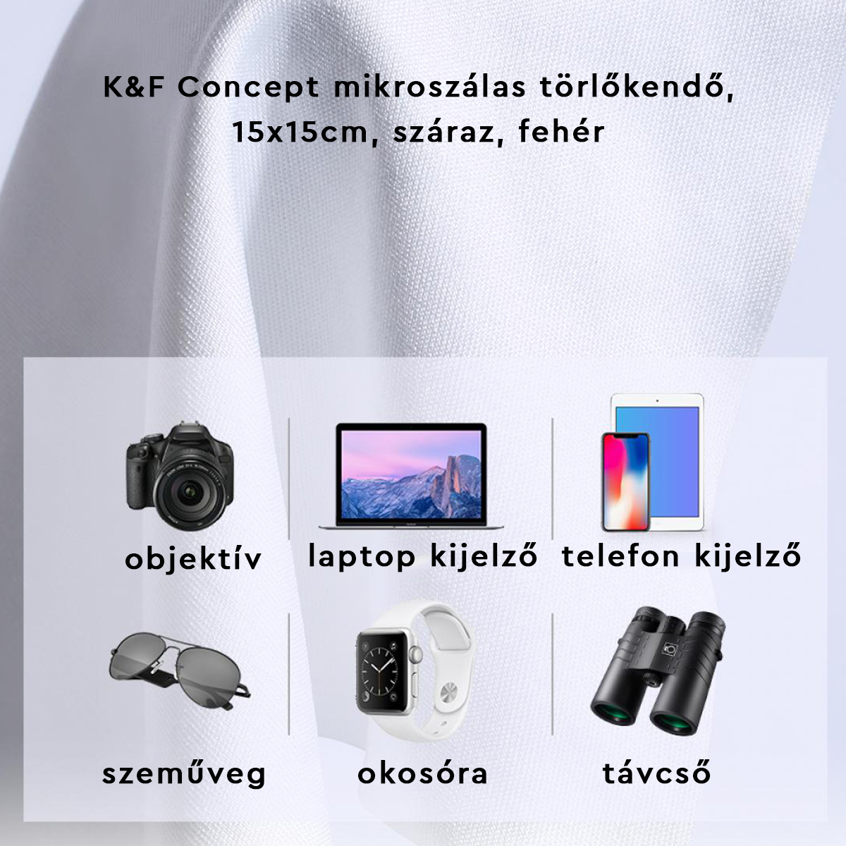 K&F Concept 23 az 1-ben lencse- és szenzortisztító szett + 15 ml tisztító folyadék