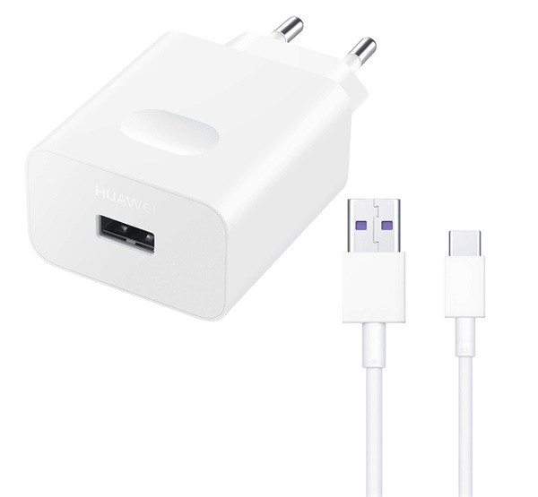 HUAWEI CP404B hálózati töltő USB aljzat (10V / 2250mA, 22.5W, PD gyorstöltés támogatás + Type-C kábel) FEHÉR (55033322 / CP404B)