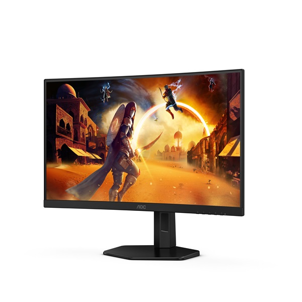 AOC CQ27G4X 27"  Ívelt Gaming 180Hz monitor 