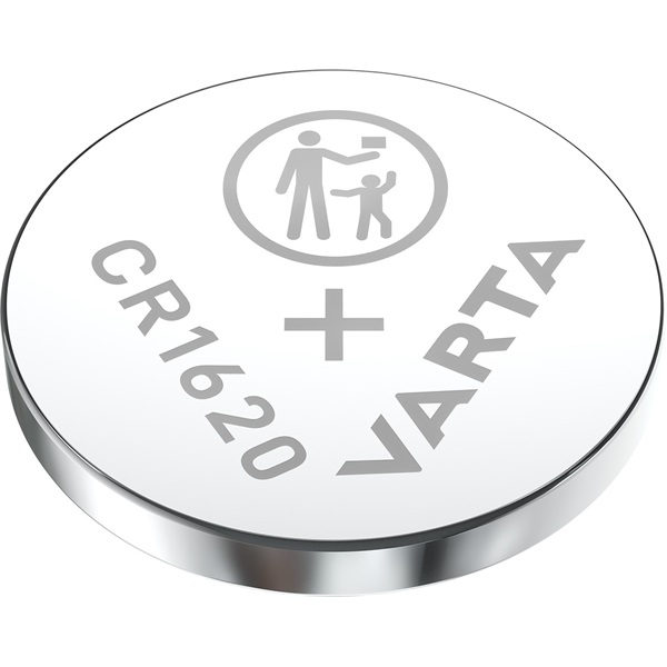 CR1620 lítium gombelem, 3 V, 70 mA, Varta BR1620, DL1620, ECR1620, KCR1620, KL1620, KECR1620, LM1620 CR1620 lítium gombelem, 3 V, 70 mA, Varta BR1620, DL1620, ECR1620, KCR1620, KL1620, KECR1620, LM1620