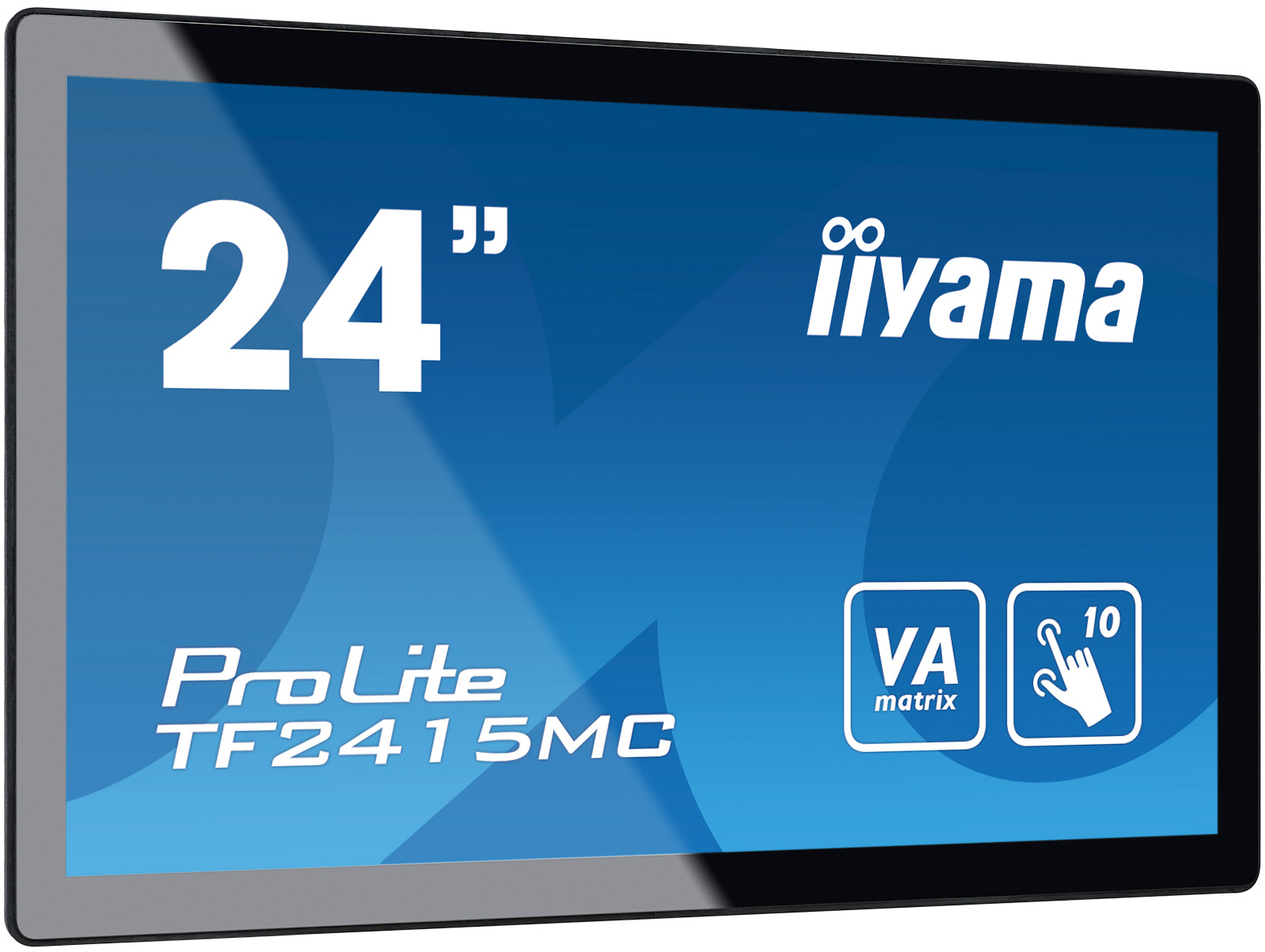 iiyama 23,8" ProLite TF2415MC-B2 LED Monitor - 1920x1080, Full HD, VA, Érintőképernyő, Fekete