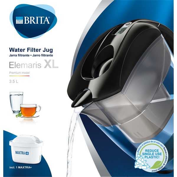 Brita Elemaris XL BRH1039950 vízszűrő kancsó szett fekete