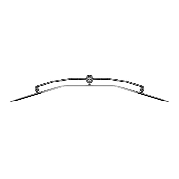 MULTIBRACKETS Asztali konzol (3 képernyős rögzítőkar), M Deskmount Basic Triple (15-27", max.VESA: 100x100 mm, 8 kg)