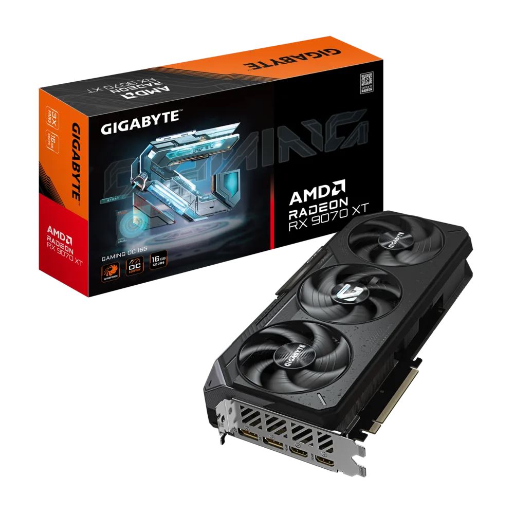 Gigabyte Radeon RX 9070 XT GAMING OC 16G videokártya (GV-R9070XTGAMING OC-16GD) Gigabyte Radeon RX 9070 XT GAMING OC 16G videokártya (GV-R9070XTGAMING OC-16GD)