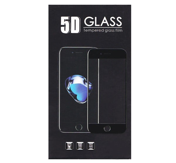 Képernyővédő üveg (5D full glue, íves, teljes felületén tapad, karcálló, 0.3 mm, 9H) FEHÉR [Huawei P Smart Plus (Nova 3i)]