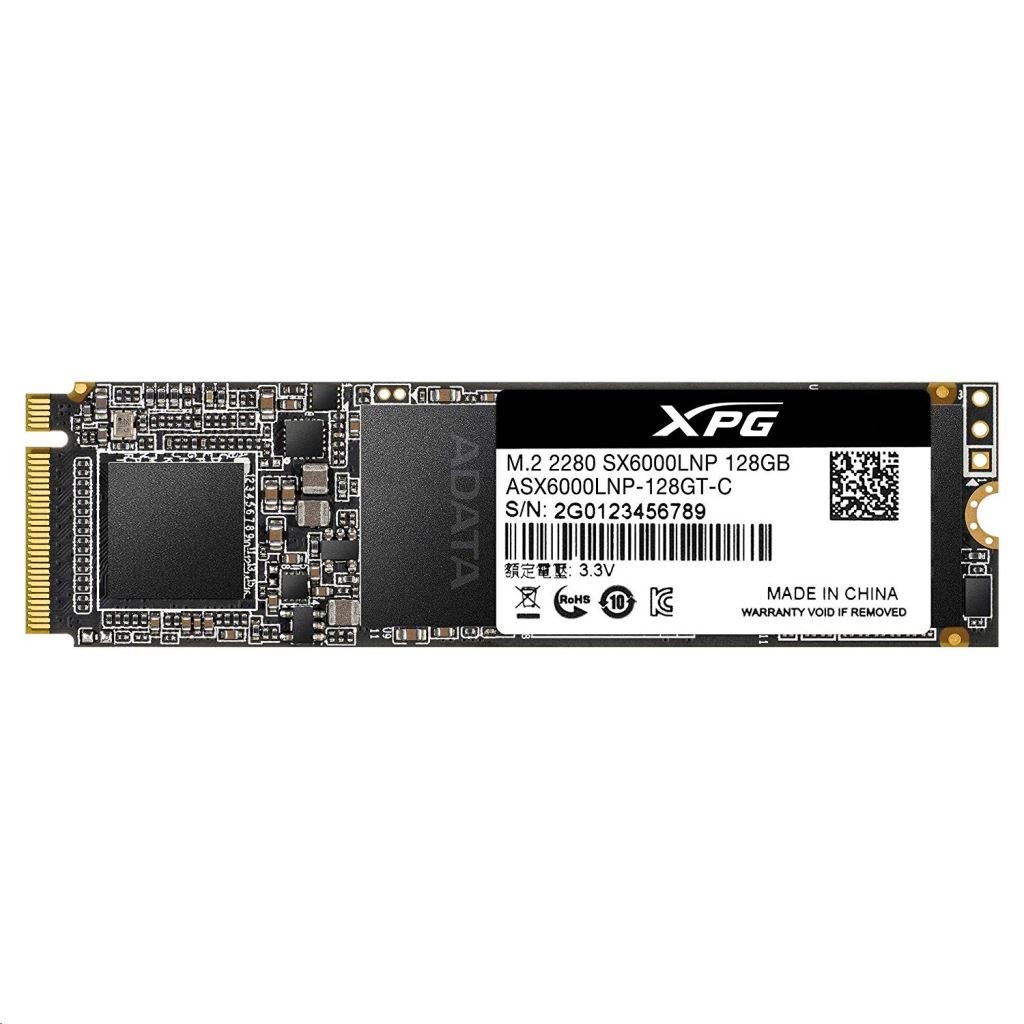 128GB ADATA SSD M.2 meghajtó XPG SX6000 Lite Series (ASX6000LNP-128GT-C)