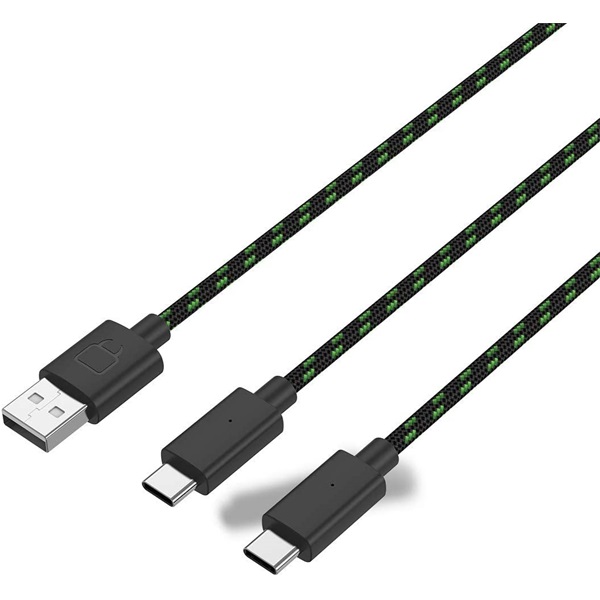 Venom VS2882 Xbox Series X/S akkumulátor 2db + 3m töltőkábel fekete