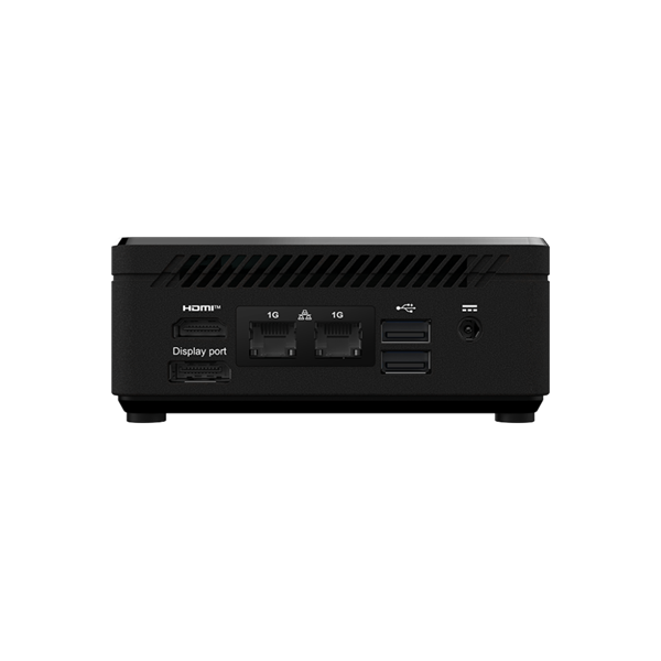 MSI Business DT Cubi N ADL-001BEU, Intel N200, Intel HD Graphics, M.2 NVME, 4xUSB, USB-C, HDMI, DP, 2xRJ45, Black