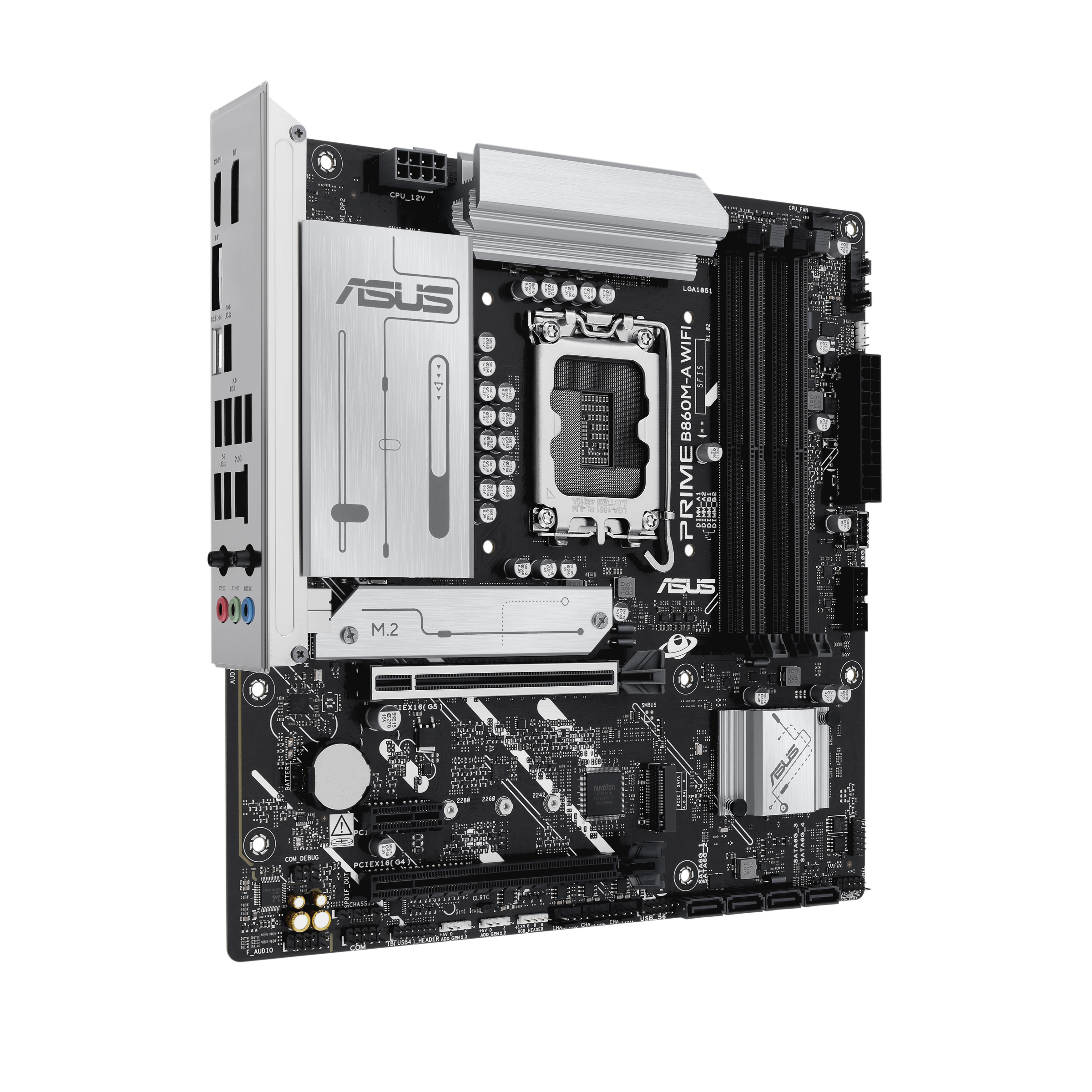 ASUS PRIME B860M-A WIFI LGA1851 DDR5 micro ATX alaplap