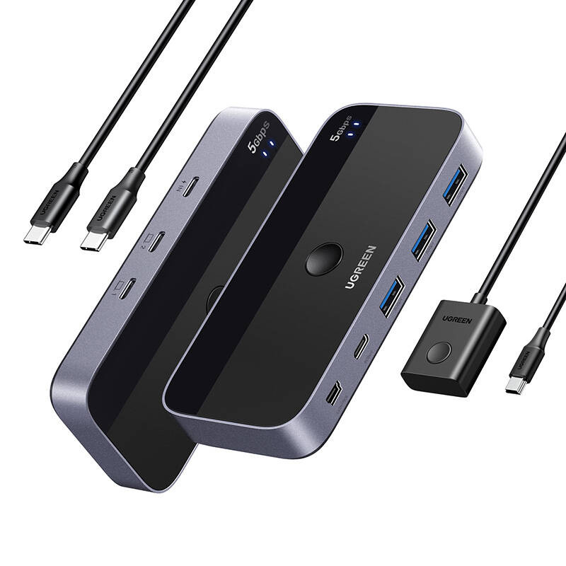 Ugreen CM687 USB 3.0 2x4 kapcsoló / kapcsoló 