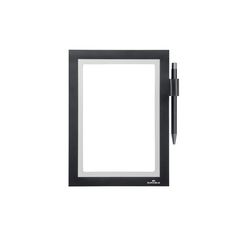 Durable Infókeret A5, öntapadó hátlap, mágneses záródás Duraframe Note fekete (499401) Durable Infókeret A5, öntapadó hátlap, mágneses záródás Duraframe Note fekete (499401)