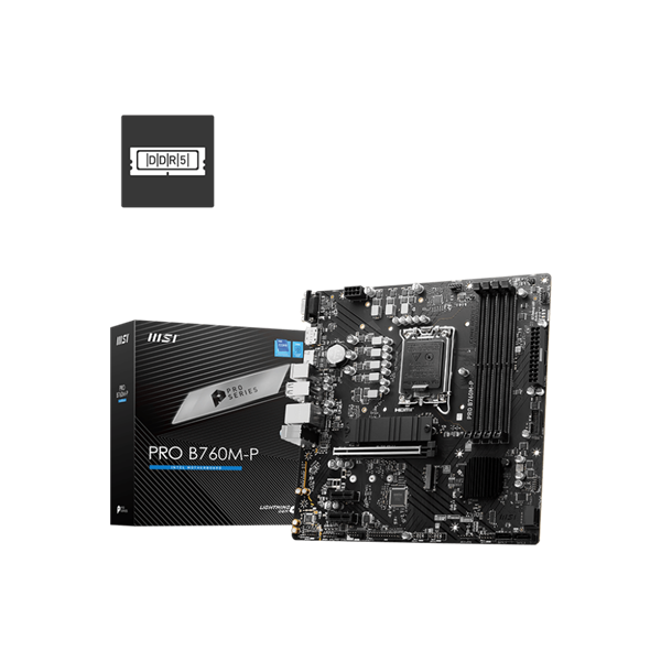 MSI PRO B760M-P Intel B760 LGA1700 mATX alaplap MSI PRO B760M-P Intel B760 LGA1700 mATX alaplap