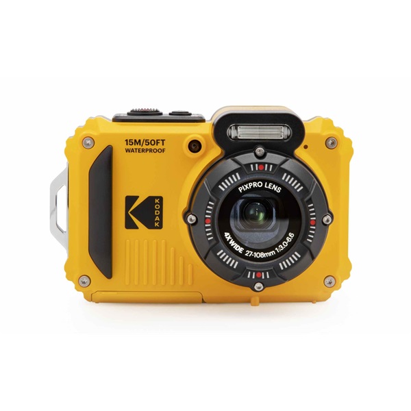 Kodak Pixpro WPZ2 vízálló, porálló, ütésálló digitális fényképezőgép, sárga