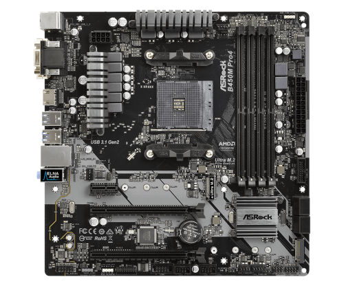 ASRock sAM4 B450M PRO4 R2.0 alaplap