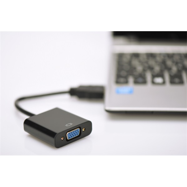 Digitus DA-70461 HDMI -> VGA átalakító fekete