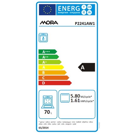 Mora P2241AW1 TŰZHELY GÁZ Mora P2241AW1 TŰZHELY GÁZ