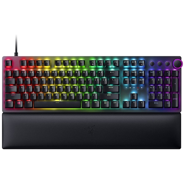 Razer Huntsman V2 Linear Optical Switch (Red) US billentyűzet fekete (RZ03-03930100-R3M1)