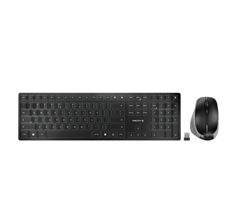 Cherry DW 9500 SLIM vezeték nélküli német billentyűzet + egér fekete-szürke (JD-9500DE-2) Cherry DW 9500 SLIM vezeték nélküli német billentyűzet + egér fekete-szürke (JD-9500DE-2)