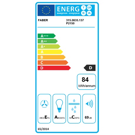 Faber FLEXA NG GLASS LUX BK A60 PÁRAELSZÍVÓ BEÉPÍTHETŐ
