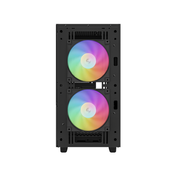 DeepCool    CH360 DIGITAL fekete  Mini-ITX / Micro-ATX  A-RGB Számítógépház fekete 