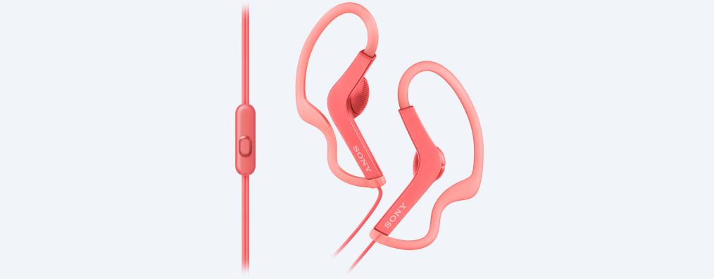 Sony MDR-AS210AP Mikrofonos sport fülhallgató rózsaszín (MDRAS210APP.CE7)
