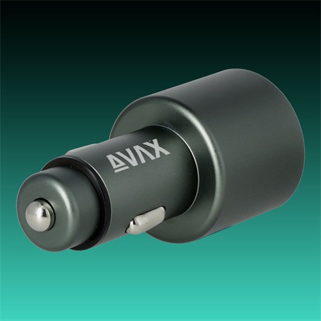 AVAX CC680B CARLY+ 140W USB A+Type C fekete autós töltő