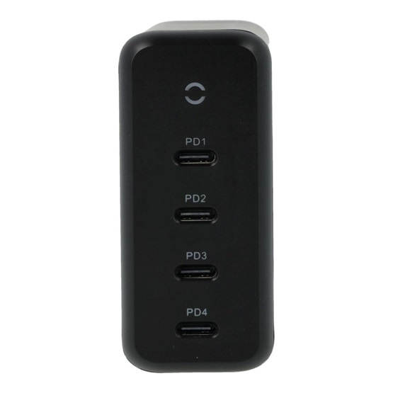 CHG AVAX DC637 DESKY+ 4xType C (PD 3.0) 200W GaN gyorstöltő elosztó - Dobozsérült termék