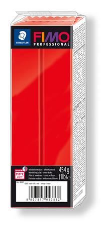 FIMO "Professional" égethető gyurma 454g piros  (8041-200 / FM8041200)