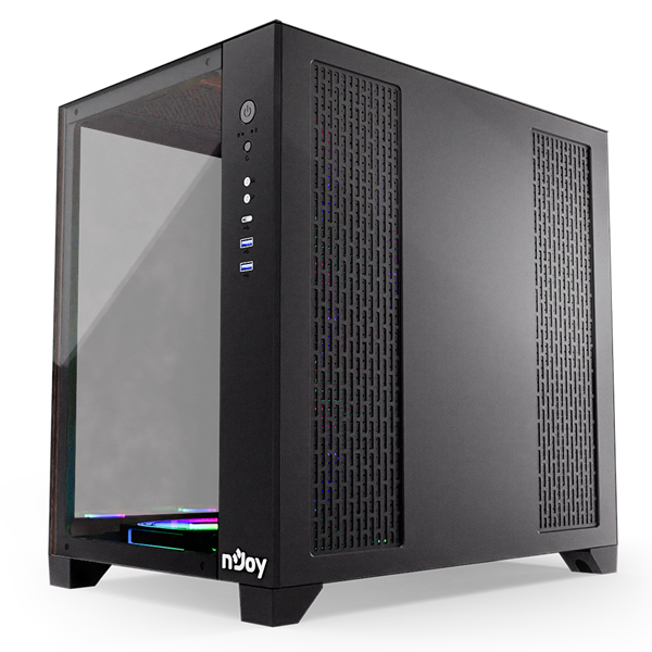 NJOY  AURA  fekete ATX   Számítógépház