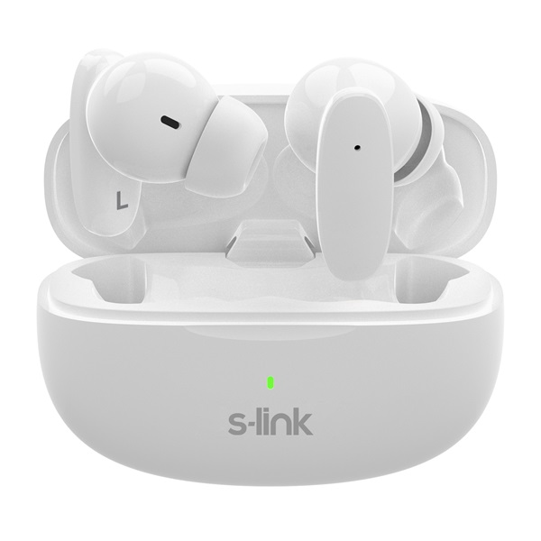 S-Link SL-TWS08 White  Bluetooth  Vezeték Nélküli Fülhallgató Fehér 