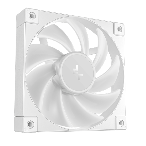 DeepCool Cooler 12cm FD12 ARGB WH  27,6dB max. 109,07 m3/h  3pin csatlakozó Fehér 