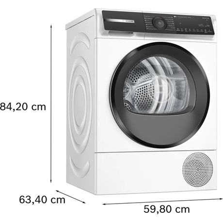Bosch WQH245B6BY  Kondenzációs hőszivattyús szárítógép