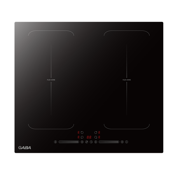 Gaba GMH-IND-4FZS beépíthető, indukciós, főzőzóna:4, beépíthető méret:56cm, főzőlap