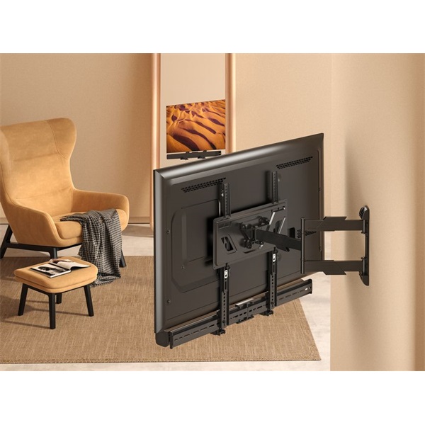 Equip   650895  Támogatott szélesség: 86-155mm rezgés csökkentés Soundbar fali konzol  fekete 