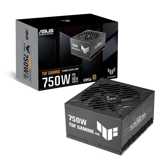 TÁP Asus TUF Gaming 750W - TUF-GAMING-750G-EVO - 80+ Gold - Moduláris - fekete tápegység