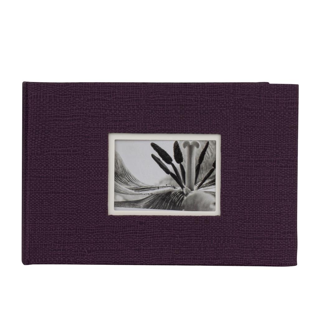 Dörr keményfedeles zsebalbum, ablakos, becsúsztatós, 40db 10x15cm, lila