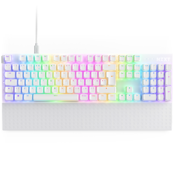  NZXT  KB-001NW-UK Function 2 billentyűzet Fehér  UK 