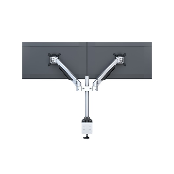 MULTIBRACKETS  Lift Dual dönthető forgatható 15-32" asztali rögzítő Gas Ezüst