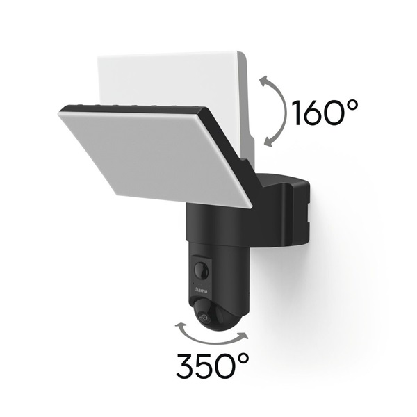 Hama 176614 éjjellátó kültéri 1080P mozgásérzékelős okos WiFi kamera + reflektor Hama 176614 éjjellátó kültéri 1080P mozgásérzékelős okos WiFi kamera + reflektor