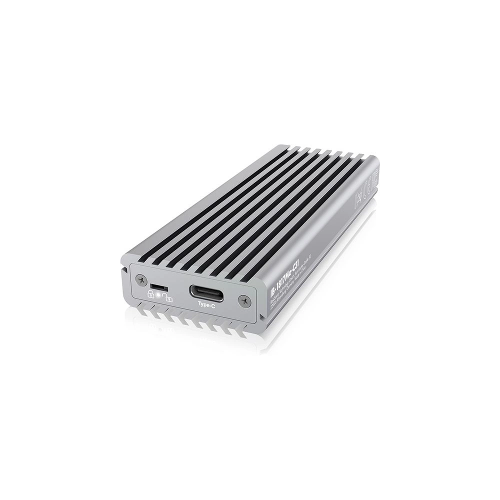 Raidsonic IcyBox IB-1817MA-C31 External Type-C enclosure for M.2 NVMe SSD Ezüst