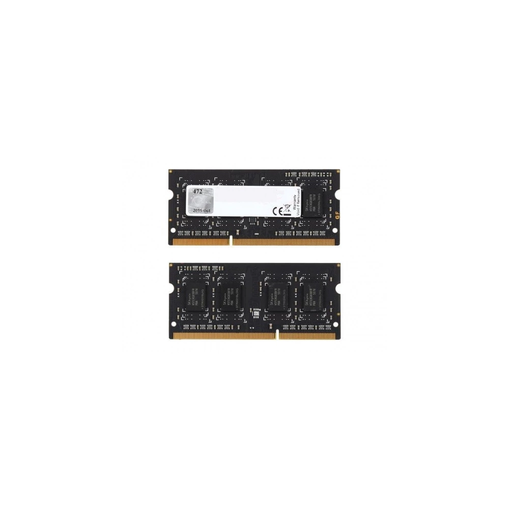G.SKILL Standard DDR3 SO-DIMM 1066MHz CL9 8GB Kit2 (2x4GB) Memória Fekete G.SKILL Standard DDR3 SO-DIMM 1066MHz CL9 8GB Kit2 (2x4GB) Memória Fekete