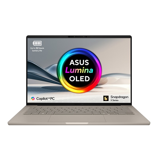 Asus ZenBook UX3407QA-QD244W 14" WUXGA OLED Snapdragon X1 26 100 16GB 1TB SSD Win11 OLED Notebook Bézs