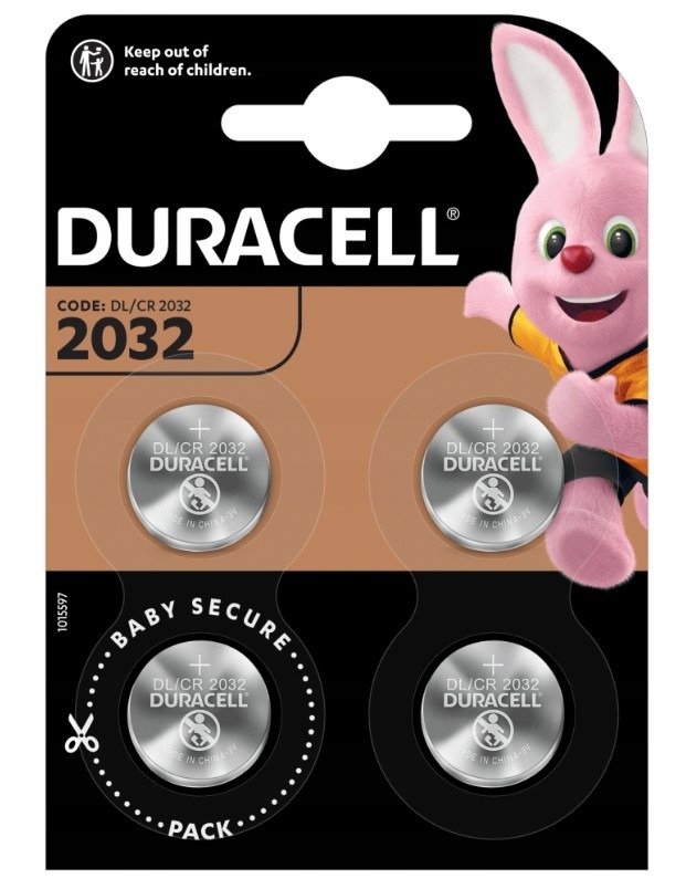 Duracell 2032 lítium akkumulátor 4 db Duracell 2032 lítium akkumulátor 4 db