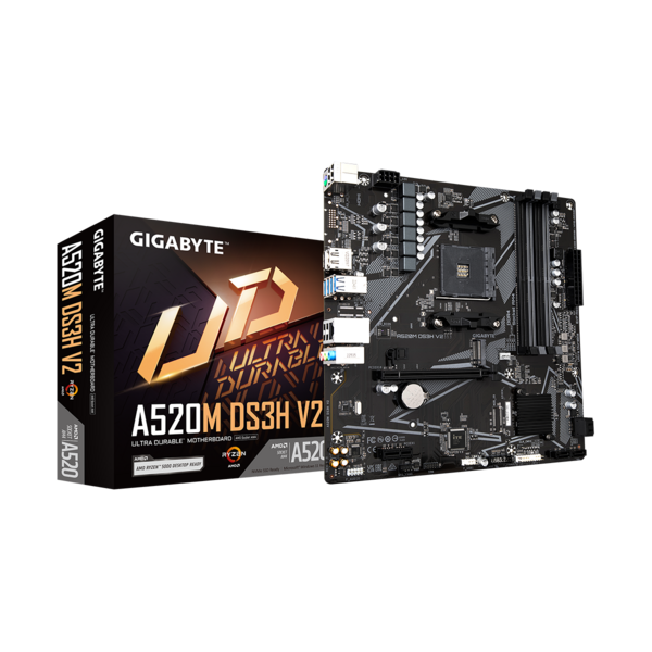 GIGABYTE AM4 A520M DS3H V2 AMD A520 mATX Alaplap GIGABYTE AM4 A520M DS3H V2 AMD A520 mATX Alaplap