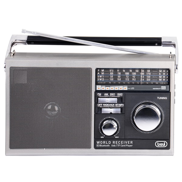 Trevi MB 749 W Multiband BT/USB metál szürke rádió Trevi MB 749 W Multiband BT/USB metál szürke rádió