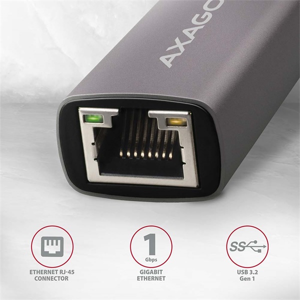 Axagon USB-C 3.2 Gigabit Ethernet hálózati adapter (ADE-TRC)