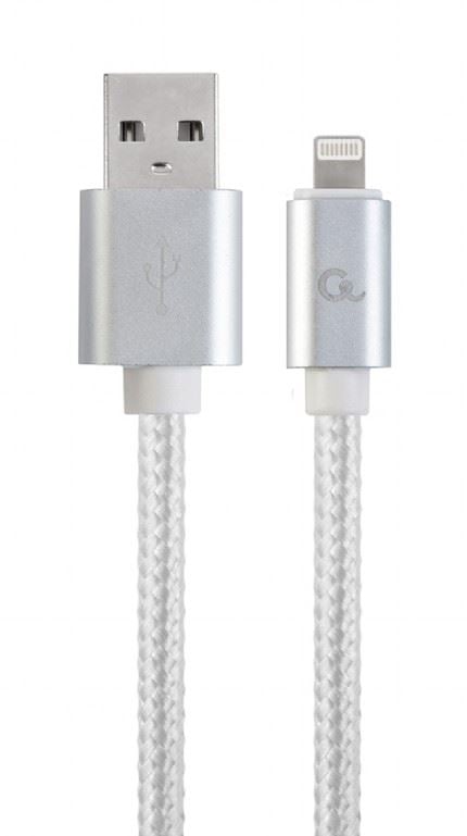 Gembird Cablexpert USB -> Lightning kábel 1.8m ezüst színű (CCB-mUSB2B-AMLM-6-S) Gembird Cablexpert USB -> Lightning kábel 1.8m ezüst színű (CCB-mUSB2B-AMLM-6-S)