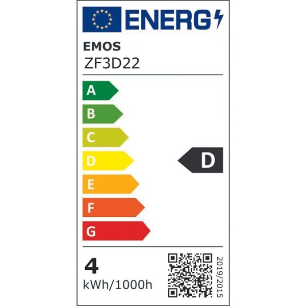 Emos ZF3D22 E14/3,4 W (40 W)/470 lm/meleg fehér filament gyertya LED izzó Emos ZF3D22 E14/3,4 W (40 W)/470 lm/meleg fehér filament gyertya LED izzó