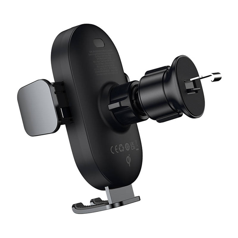 car holder with inductive charger Baseus LightChaser  (Black) car holder with inductive charger Baseus LightChaser  (Black)