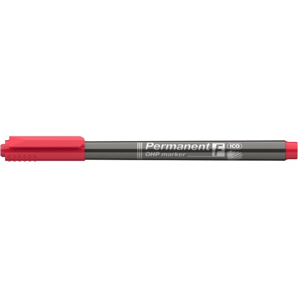 ICO OHP F 0,5mm piros permanent marker